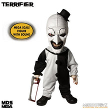 Load image into Gallery viewer, Terrifier: Art the Clown with Sound MDS Mega Scale 15-Inch Doll
