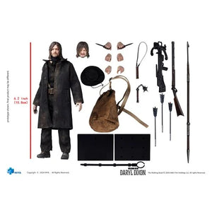 The Walking Dead Daryl Dixon Exquisite Super 1:12 Scale Action Figure - PX