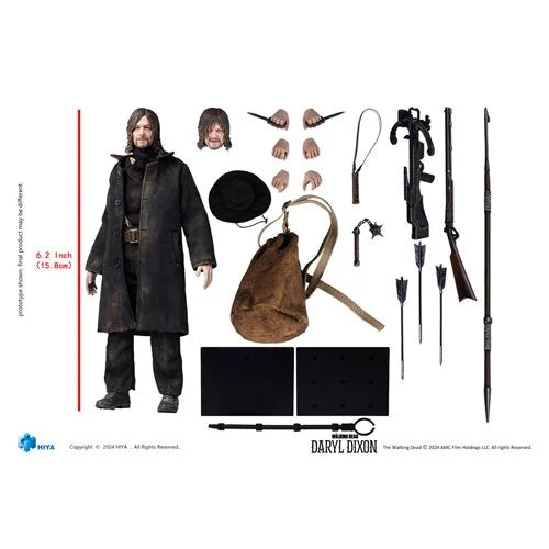 The Walking Dead Daryl Dixon Exquisite Super 1:12 Scale Action Figure - PX
