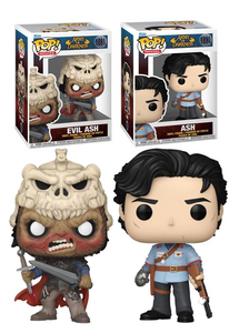 Army of Darkness Ash / Evil Ash Funko Pop Vinyl Figures