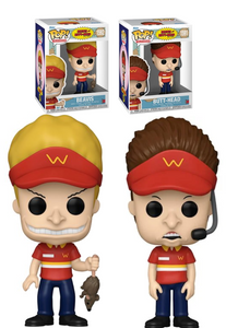 Beavis and Butt-Head Burger World Funko Pop Vinyl Figures