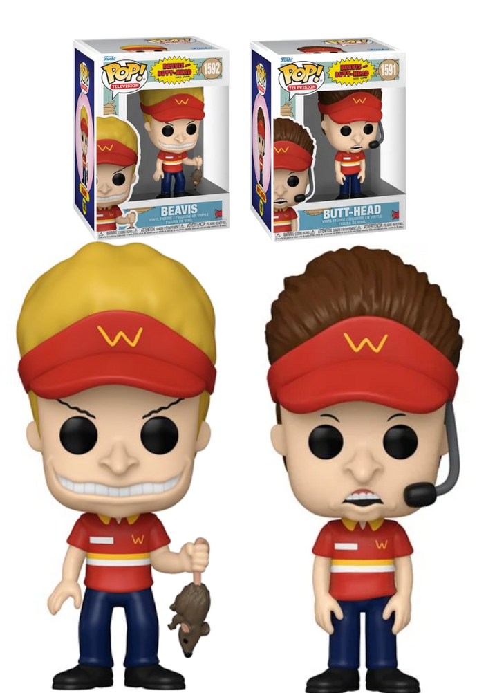 Beavis and Butt-Head Burger World Funko Pop Vinyl Figures