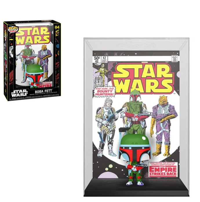 Star Wars: The Empire Strikes Back Boba Fett Funko Pop Comic Cover Figure #04 with Case