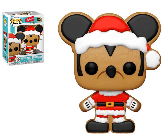 Disney Holiday Santa Mickey Mouse (Gingerbread) Funko Pop! Vinyl Figure #1224