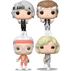 Golden Girls 40th Anniversary Workout Clothes Funko Pop Vinyl Figures