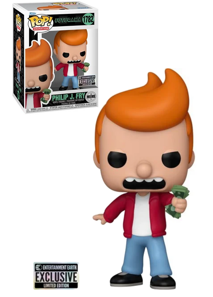 Futurama Philip J. Fry Meme Funko Pop Vinyl Figure #1782 - EE