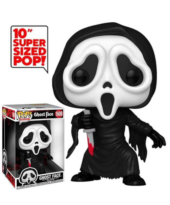 Ghost Face with Knife Jumbo Funko Pop Vinyl Figure #1608