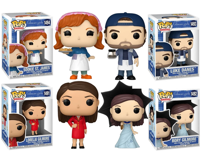 Gilmore Girls 25th Anniversary Pop Vinyl Figures