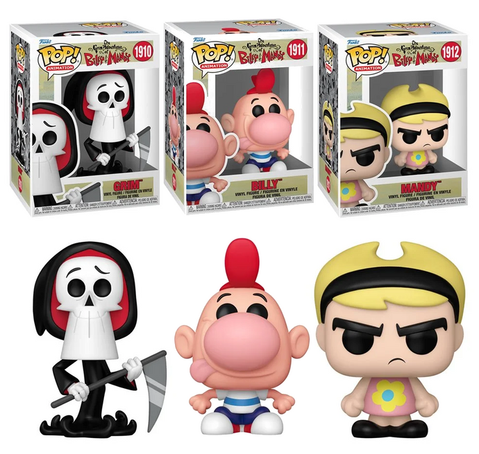 The Grim Adventures of Billy & Mandy Funko Pop Vinyl Figures