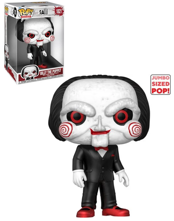 Saw Billy the Puppet Jumbo 10-Inch Funko Pop Vinyl Figure #1821