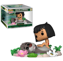 Load image into Gallery viewer, The Jungle Book Baloo &amp; Mowgli Funko Pop Figure Moment #1490
