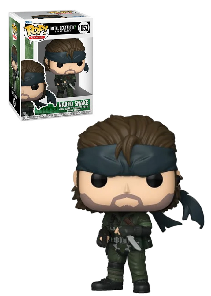 metal gear solid funko Metal Gear Solid Delta: Snake Eater Naked Snake Funko Pop Vinyl Figure – Boobtube Collectibles