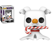 Load image into Gallery viewer, The Nightmare Before Christmas 30th Anniversary Zero with Candy Cane Funko Pop Vinyl Figure #1384
