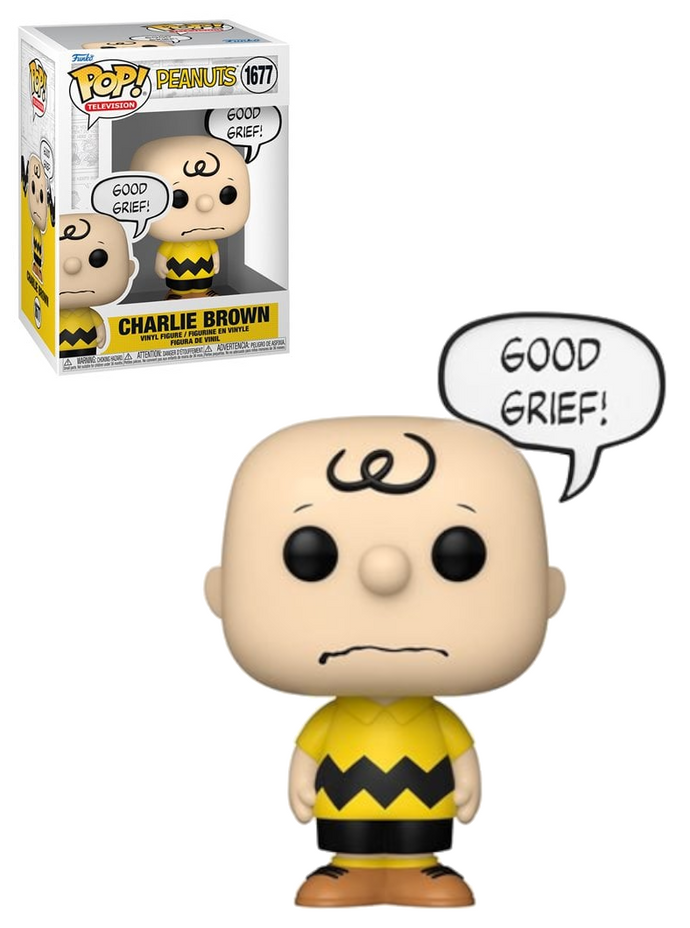 Peanuts Charlie Brown Good Grief Funko Pop Vinyl Figure #1677