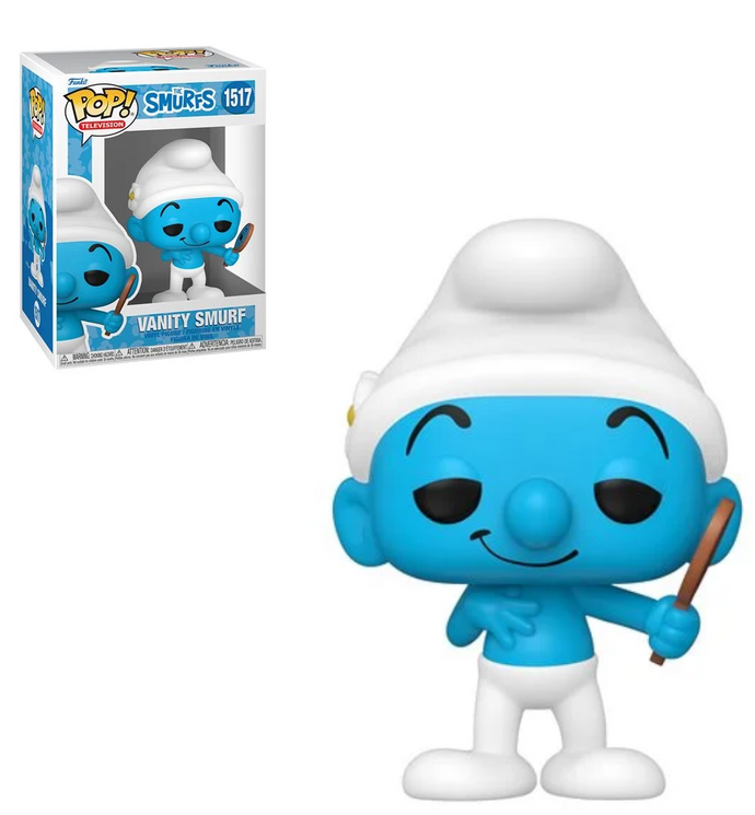 The Smurfs Classic Vanity Smurf Funko Pop Vinyl Figure #1517