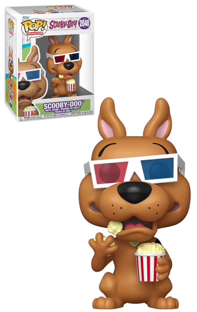 Scooby-Doo with Popcorn Funko Pop Vinyl Figure #2040