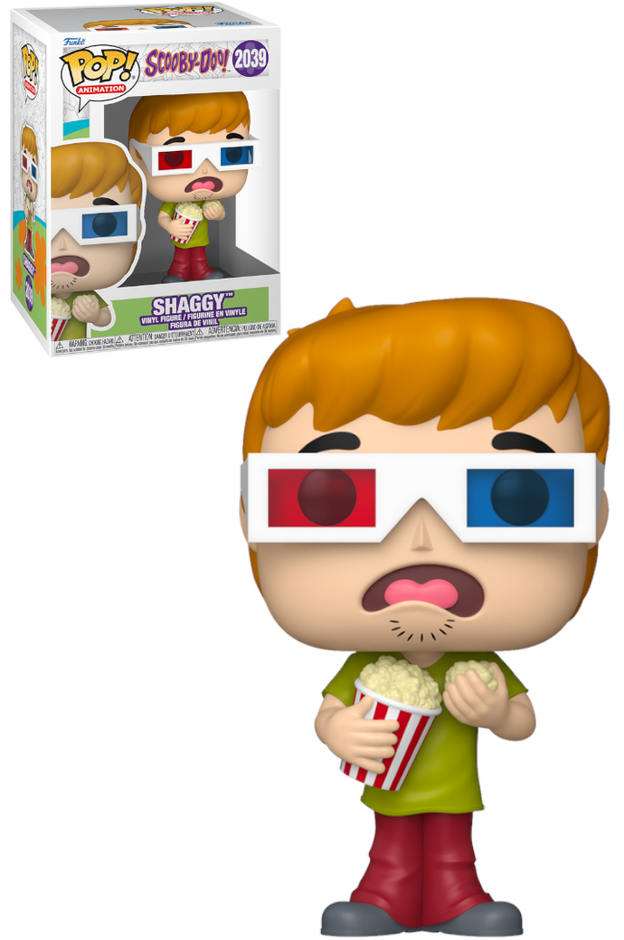 Scooby-Doo Shaggy with Popcorn Funko Pop Vinyl Figure #2039