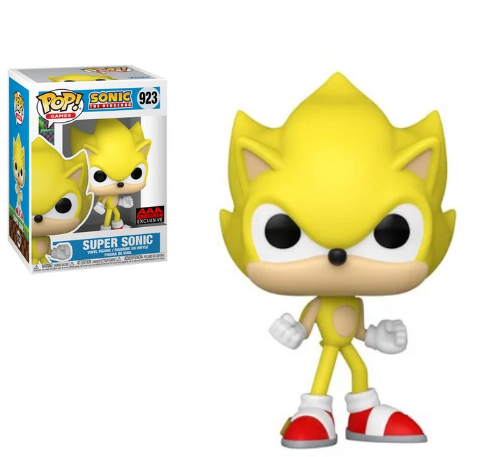 Sonic the Hedgehog Super Sonic Funko Pop Vinyl Figure #923 - AAA Anime Exclusive