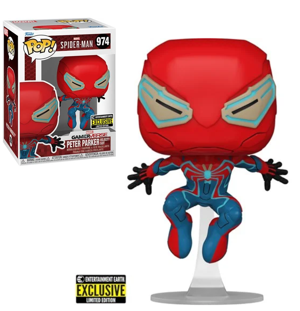 Spider-Man 2 Peter Parker Velocity Suit Funko Pop Vinyl