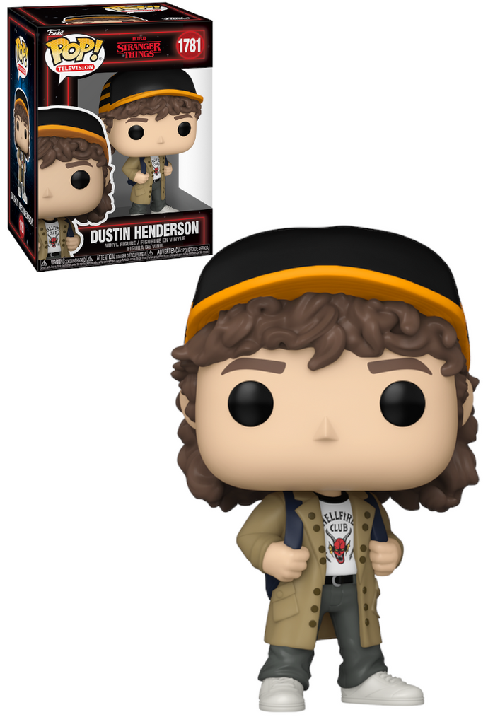 Stranger Things Season 5 Dustin Henderson Funko Pop Vinyl Figure #1781