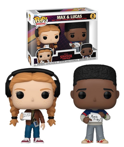 Stranger Things Season 4 Max & Lucas Funko Pop Vinyl Figure 2-Pack