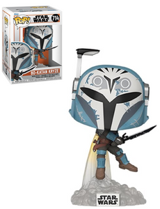 Star Wars: The Mandalorian Bo-Katan Kryze with Darksaber and Jet Pack Funko Pop Vinyl Figure #714