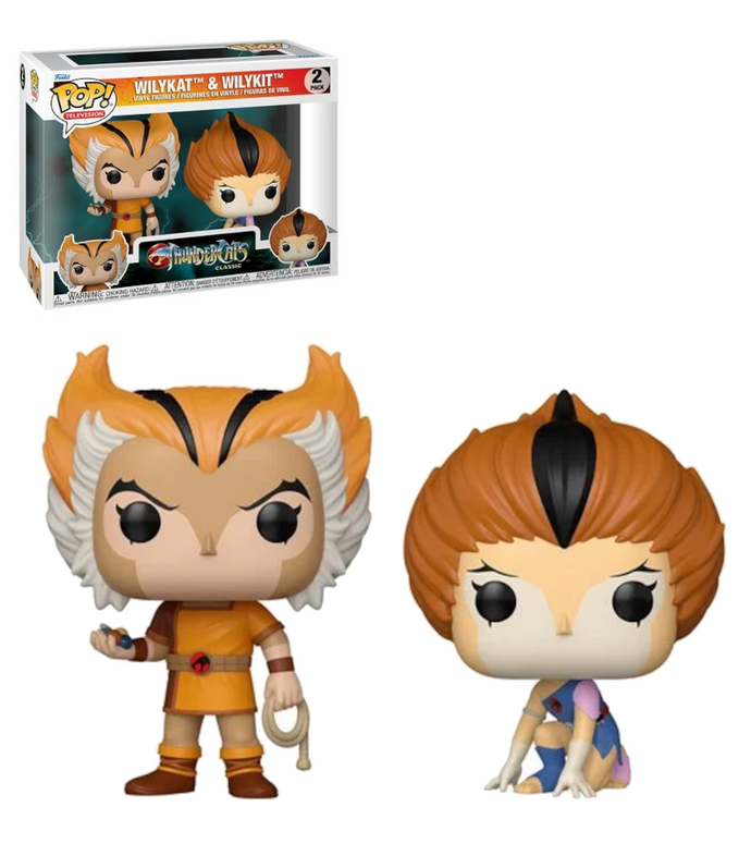 ThunderCats Wilykat and Wilykit Funko Pop Vinyl Figure 2-Pack