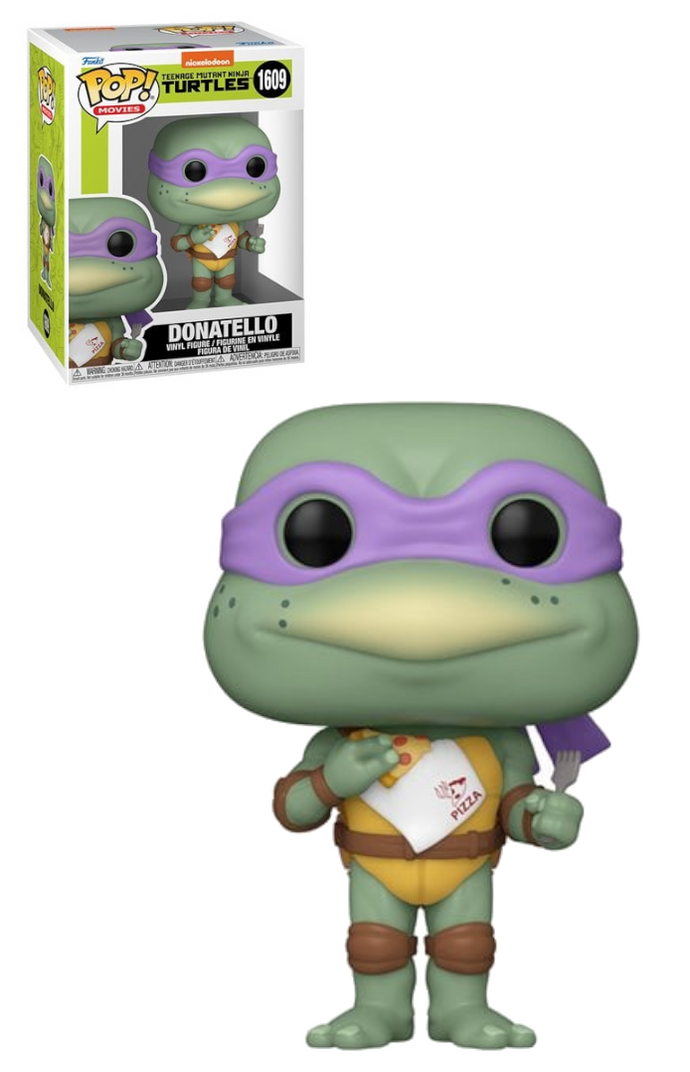 Teenage Mutant Ninja Turtles 1990 Donatello with Pizza Funko Pop Vinyl Figure #1609