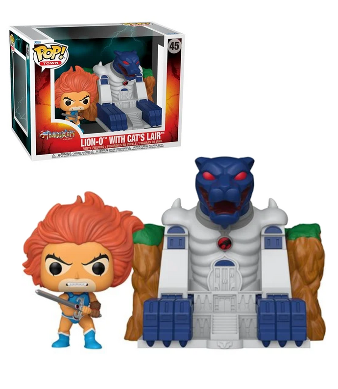 ThunderCats Lion-O with Cat's Lair Funko Pop Figure Town #45