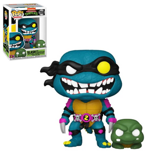 Teenage Mutant Ninja Turtles Slash with Pre-Mutated Slash Funko Pop Vinyl Figure #1558 and Buddy