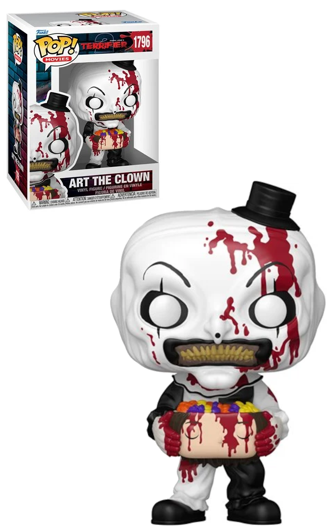 Terrifier Art the Clown with Head Funko Pop Vinyl Figure #1796