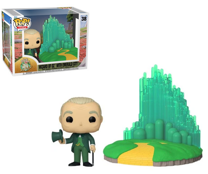 The Wizard of Oz 85th Anniversary Wizard of Oz with Emerald City Funko Pop Town #38