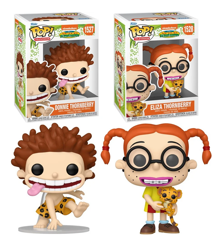 Nickelodeon Rewind Wild Thornberry's Donnie & Eliza Funko Pop Vinyl Figures