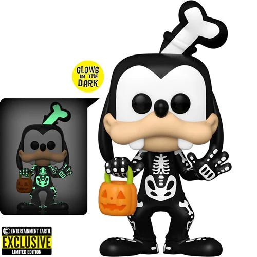 Disney Skeleton Goofy Glow-in-the-Dark Pop! Vinyl Figure - Entertainment EE