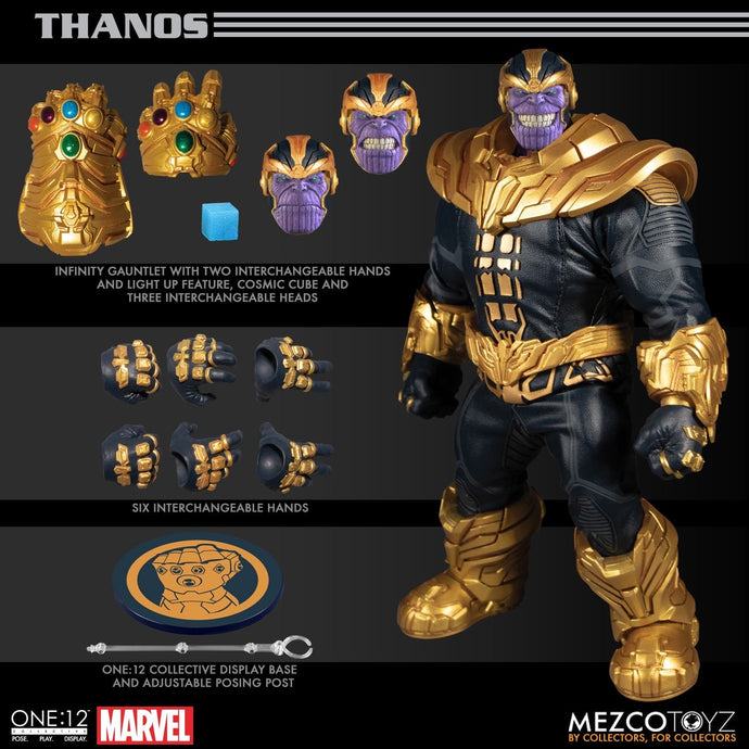 Thanos One:12 Collective Action Figure with Light Up Feature: