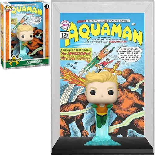 Aquaman Pop! Comic Cover Figure with Case