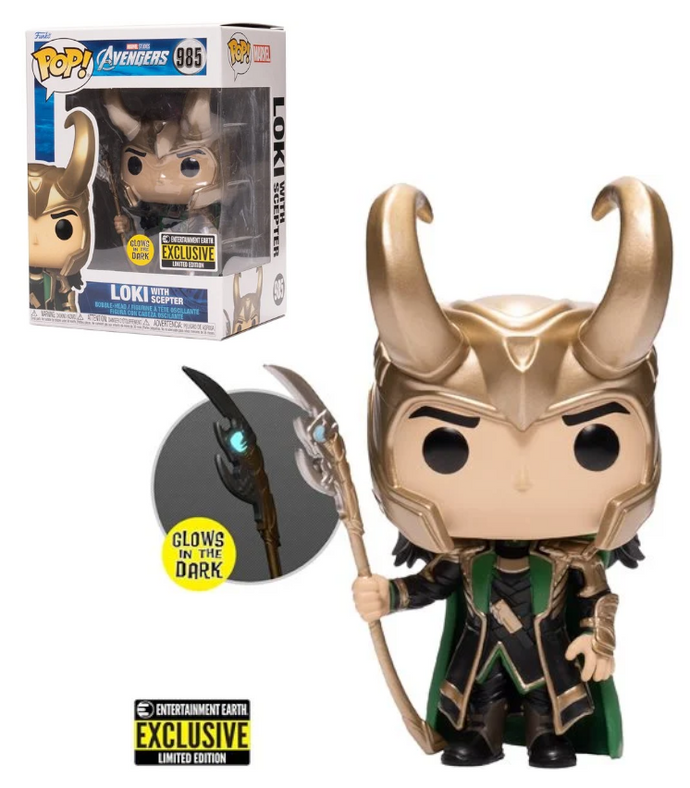 Avengers Loki with Scepter Pop! Vinyl Figure - EE