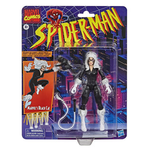 Spider-Man Retro Marvel Legends Black Cat Action Figure