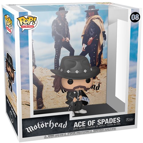 Motorhead Ace of Spades Pop! Album Figure with Case