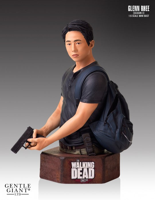Walking Dead Glenn Rhee Limited Statue Mini Bust – Boobtube