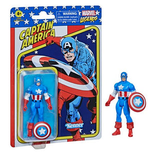 Marvel Legends Retro Collection Captain America 3 3/4-Inch Action Figure