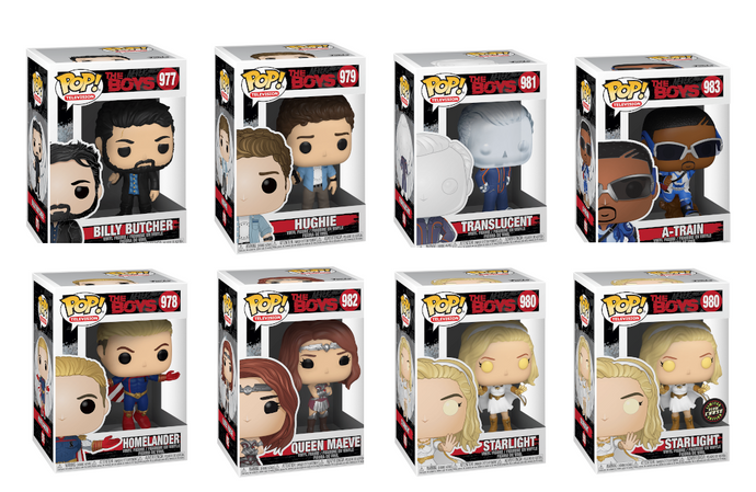 Pop Television The Boys Pop Vinyl Figures w/ Chase